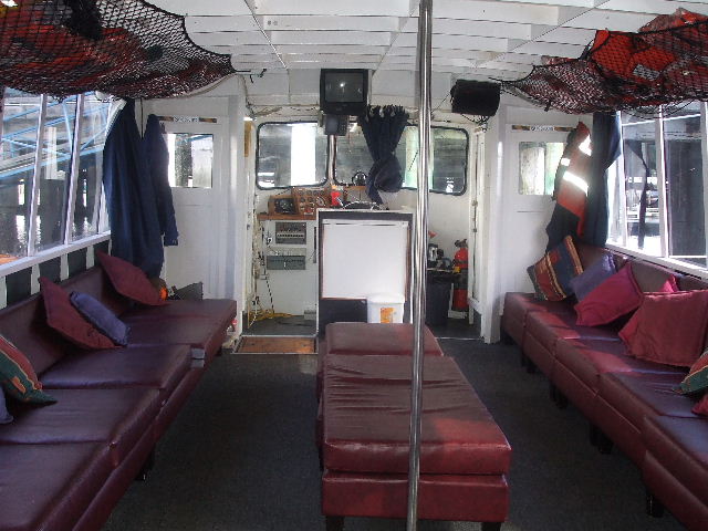 Ex ferry style boat for ferry trips, party cruises and sightseeing