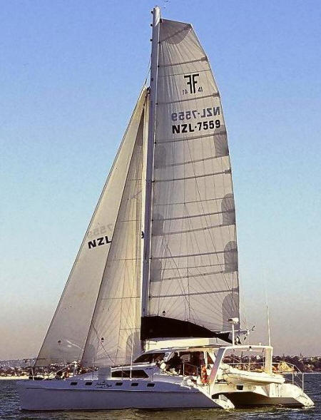 Island style - modern catamaran for days sails and overnight cruising
