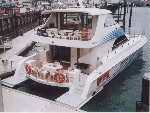 Lady Harriet  Fast Catamaran for client entertaining.