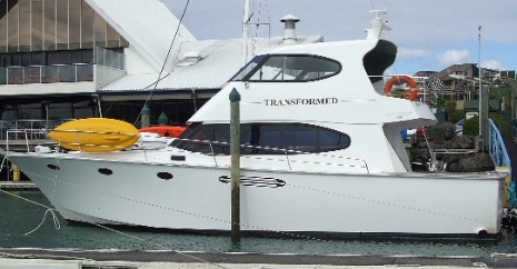 Fast modern launch for small fishing and party cruises