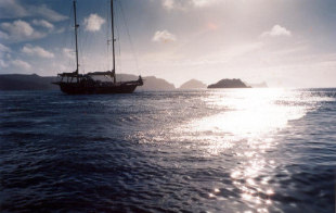 Sunset at Bay of Islands.